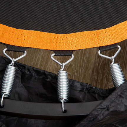 102 cm ilgio fitneso batutas, sulankstomas mini batutas su keturių krypčių reguliuojamo aukščio rankena, fitneso atšokimo sistema suaugusiems, iki 100 kg, juodas
