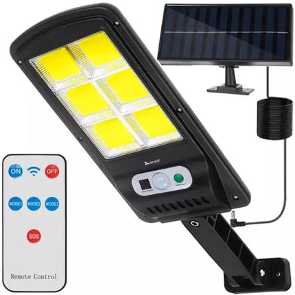 120 LED saulės energija varomas šviestuvas su „Izoxis“ lauko panele