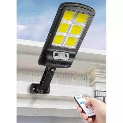 120 LED saulės energija varomas šviestuvas su „Izoxis“ lauko panele