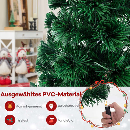 120 cm šviesolaidinė Kalėdų eglutė su lemputėmis, PVC, stabilus pagrindas
