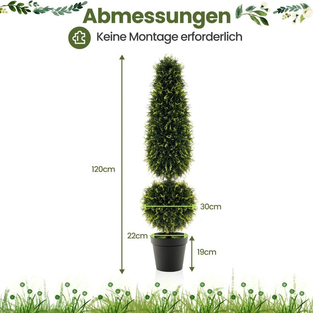 120 cm dirbtinis augalas, dirbtinė eglutė su vazonu, vazoninis buksmedis, žalias