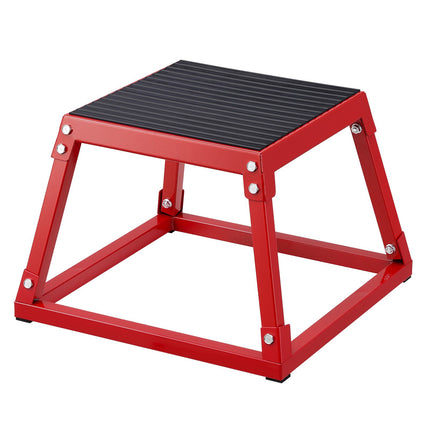 12-Inch Steel Plyometric Jump Box, Anti-Slip, 500 lb