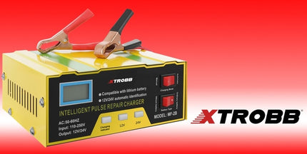 12 V / 24 V akumuliatoriaus įkroviklis