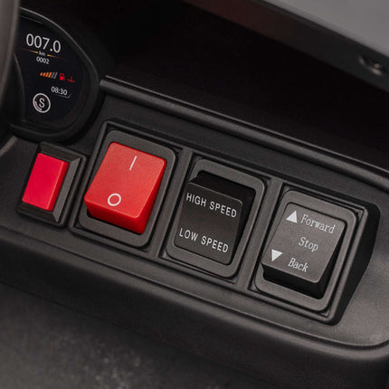 12 V vaikiškas elektrinis policijos automobilis su nuotolinio valdymo pultu, sirena, žibintais
