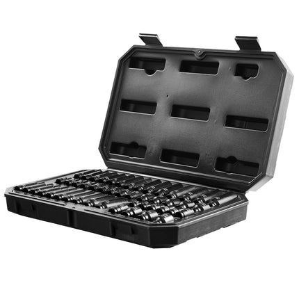 1/4-Inch Drive Impact Socket Set, 48-Piece SAE/Metric, Deep & Shallow