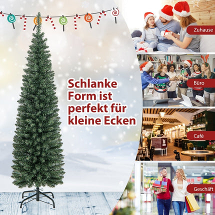 150 cm dirbtinė Kalėdų eglutė su 150 LED lempučių, žalia