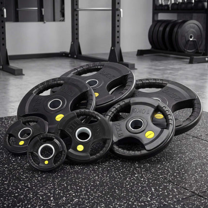 15 kg olimpinis trijų padėčių guminis svorio diskas