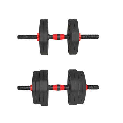 15 kg kompozitinis štangos ir hantelių rinkinys