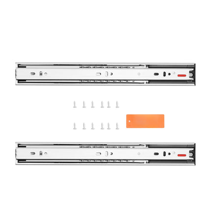 16 Inch Side-Mount Soft-Close Drawer Slides, 6 Pairs, 100 lb