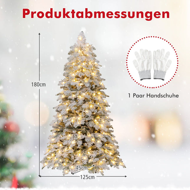 180 cm dirbtinė Kalėdų eglutė su LED lemputėmis