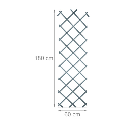 180 cm ištraukiamų grotelių komplektas, 3 vnt., pilkos spalvos
