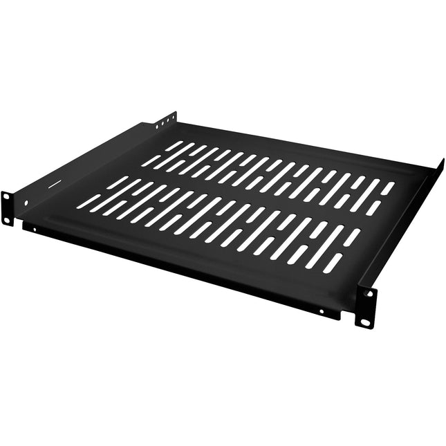 19" shelf 1U 440 x 350 mm max 10 kg Black