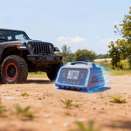 20A Smart Battery Charger 6V-24V, LiFePO4, Lead-Acid