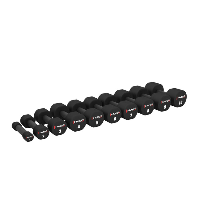 20 kg poliuretano hantelių rinkinys