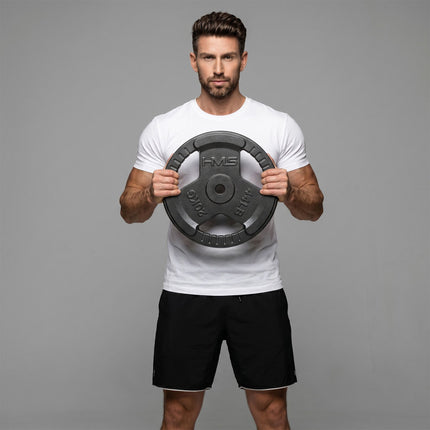 20 kg ketaus svorio plokštė, ergonomiškos rankenos