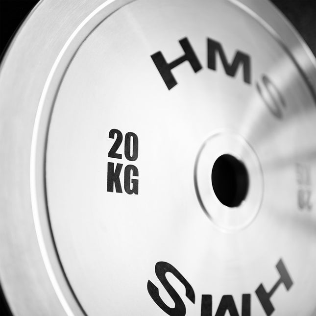 20 kg kalibruoto plieno olimpinis svorio diskas