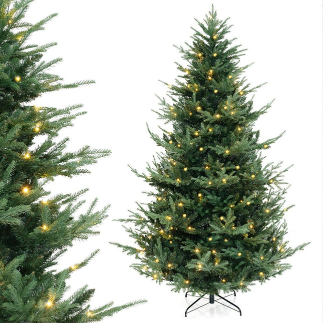 240 cm dirbtinė Kalėdų eglutė su 450 LED lemputėmis