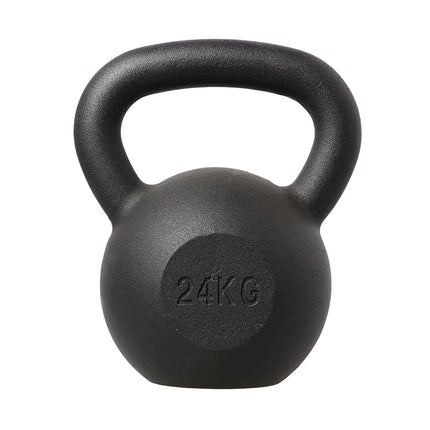 24 kg ketaus svarelis jėgos treniruotėms