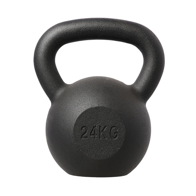 24 kg ketaus svarelis jėgos treniruotėms