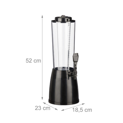2,5 l alaus bokštas su čiaupu