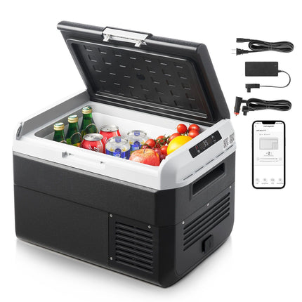 25L Car Refrigerator, 12/24V DC AC Compressor Freezer