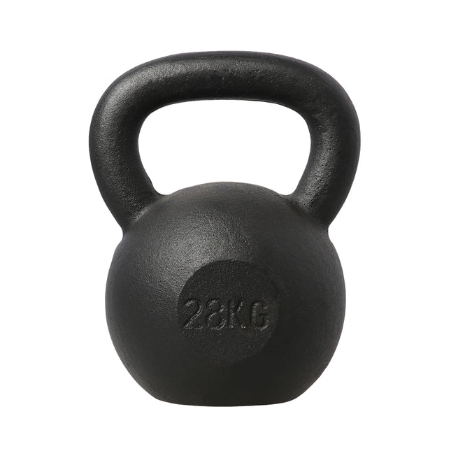 28 kg ketaus svarelis jėgos treniruotėms