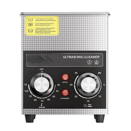 2L Ultrasonic Cleaner with Heater, Timer and Basket, 60W