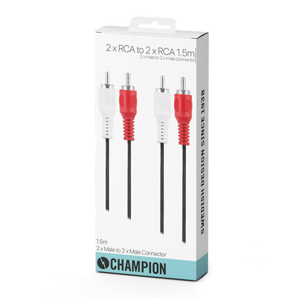 2 RCA - 2 RCA Male-Male 1.5m