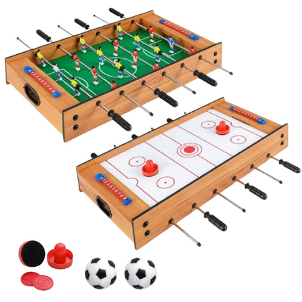 2 viename stalo futbolo ir oro ritulio stalas, 69 cm