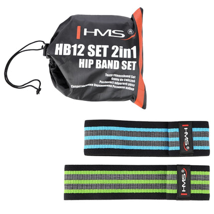 2-in-1 Hip Band Set, Resistance Bands for Exercise
