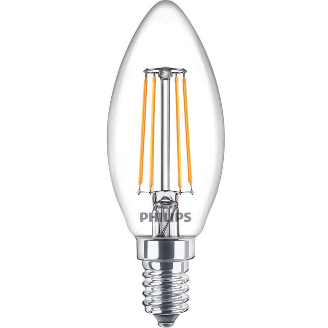 2-pack LED E14 Crown 4.3W (40W) Clear 470lm