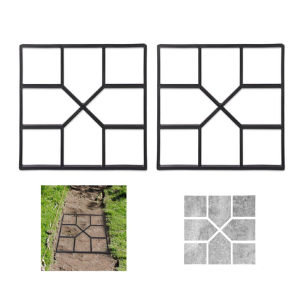 2x betoninių formų rinkinys