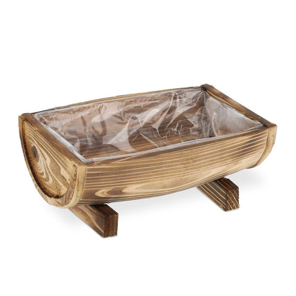 2x Half-Barrel Planters
