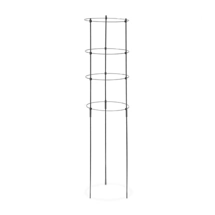 2x augalų atramos su žiedais, 120 cm