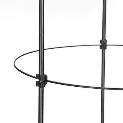 2x augalų atramos su žiedais, 120 cm