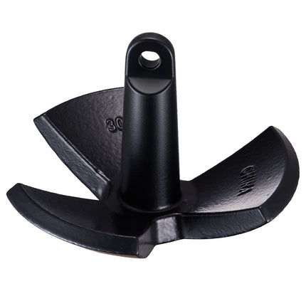 30 lb Mushroom Boat Anchor, Vinyl-Coated Cast Iron