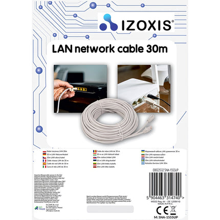 30 m „Izoxis 22532“ LAN kabelis