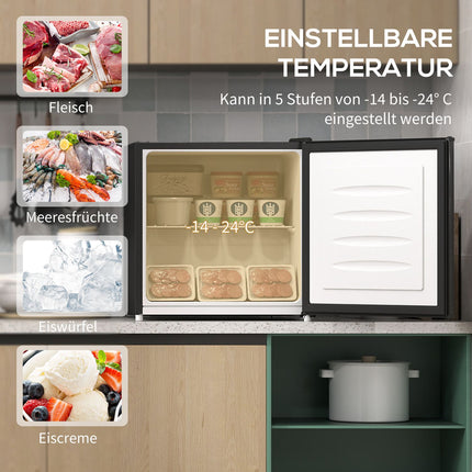 35 l mini šaldiklis, elektrinis, juodas, reguliuojamas termostatas
