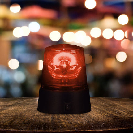 360° besisukančios LED vakarėlių lemputės, raudonos ir mėlynos, 2 vnt. rinkinys