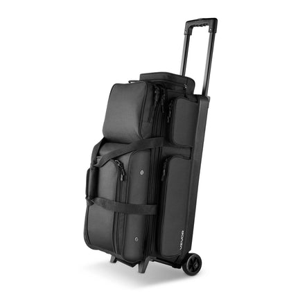 3-Ball Roller Bowling Bag With Wheels, Shoe Compartment