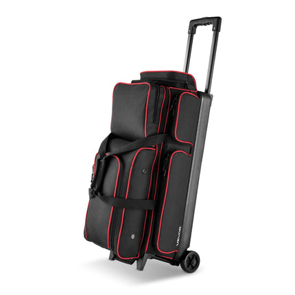 3-Ball Roller Bowling Bag With Wheels, Shoe Compartment Size 16