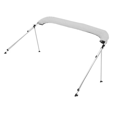 3 Bow Boat Bimini Top, 600D Polyester, Aluminum Frame, 6 Ft