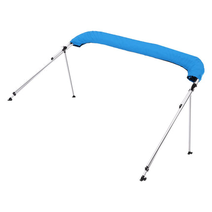 3 Bow Boat Bimini Top 72in, 600D Polyester, Blue
