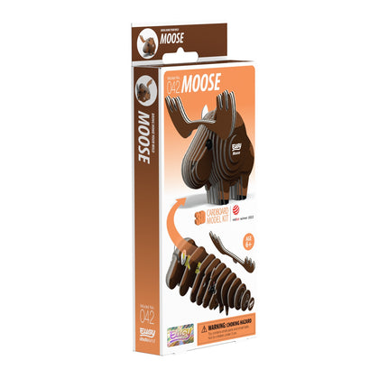 3D kartoninių modelių rinkinys - „Moose Design“ kūrybiškam statybai