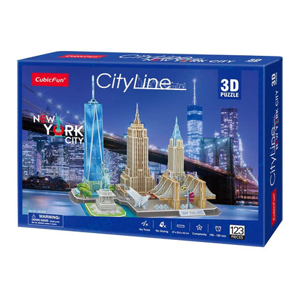 Niujorko 3D dėlionė - smagi, įtraukianti, lavinamoji