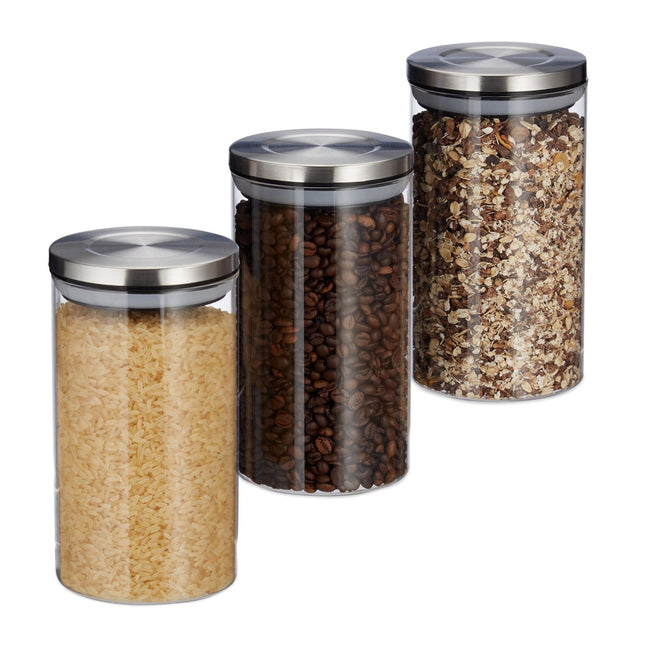 3 laikymo indeliai po 1000 ml