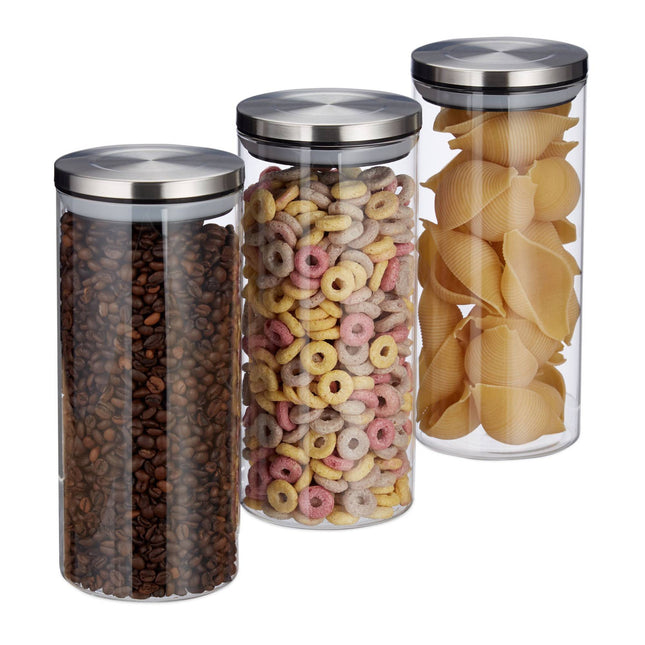 3 laikymo indeliai po 1300 ml