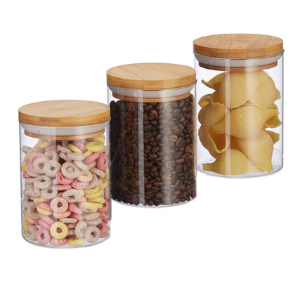 3 laikymo indeliai po 600 ml