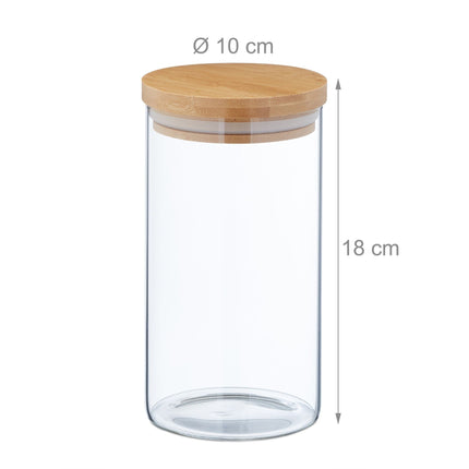 3 vnt. laikymo indelių po 1000 ml