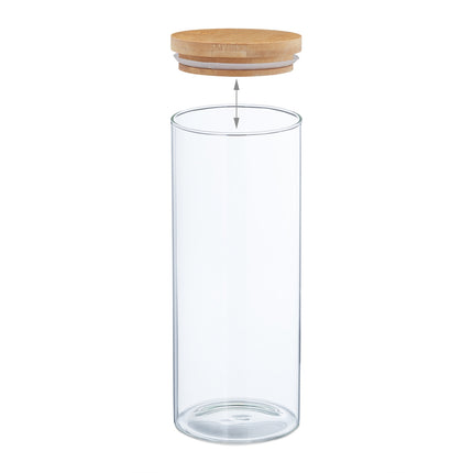 3 vnt. laikymo indelių po 1500 ml